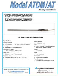 Thumbnail of document Data Sheet - ATDM Air Temperature Probe